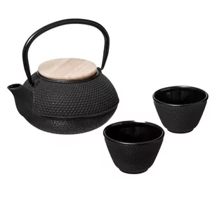 Secret de Gourmet Dzbanek do herbaty z kubkami żeliwny 800 ml 160762 - Dzbanki i imbryki - miniaturka - grafika 1