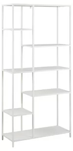 Actona Regał na książki Newcastle 165 cm metalowy biały loft AC-N21-248 - Półki i regały dla dzieci - miniaturka - grafika 1