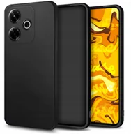 Etui i futerały do telefonów - Etui do Xiaomi Redmi 13X Czarne, Matowe, Obudowa Slim, Silikon, Ochronne - miniaturka - grafika 1