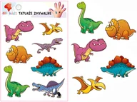 Pedagogika i dydaktyka - Tatuaże zmywalne dla dzieci Dinozaury - miniaturka - grafika 1