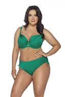 Stroje kąpielowe - Strój kąpielowy góra biustonosz full cup SK 182 usztywniany zielony  85B - miniaturka - grafika 1
