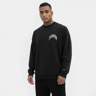Męska bluza dresowa nierozpinana bez kaptura CHAMPION Rochester Hooded Sweatshirt - grafitowa - Koszulki sportowe męskie - miniaturka - grafika 1
