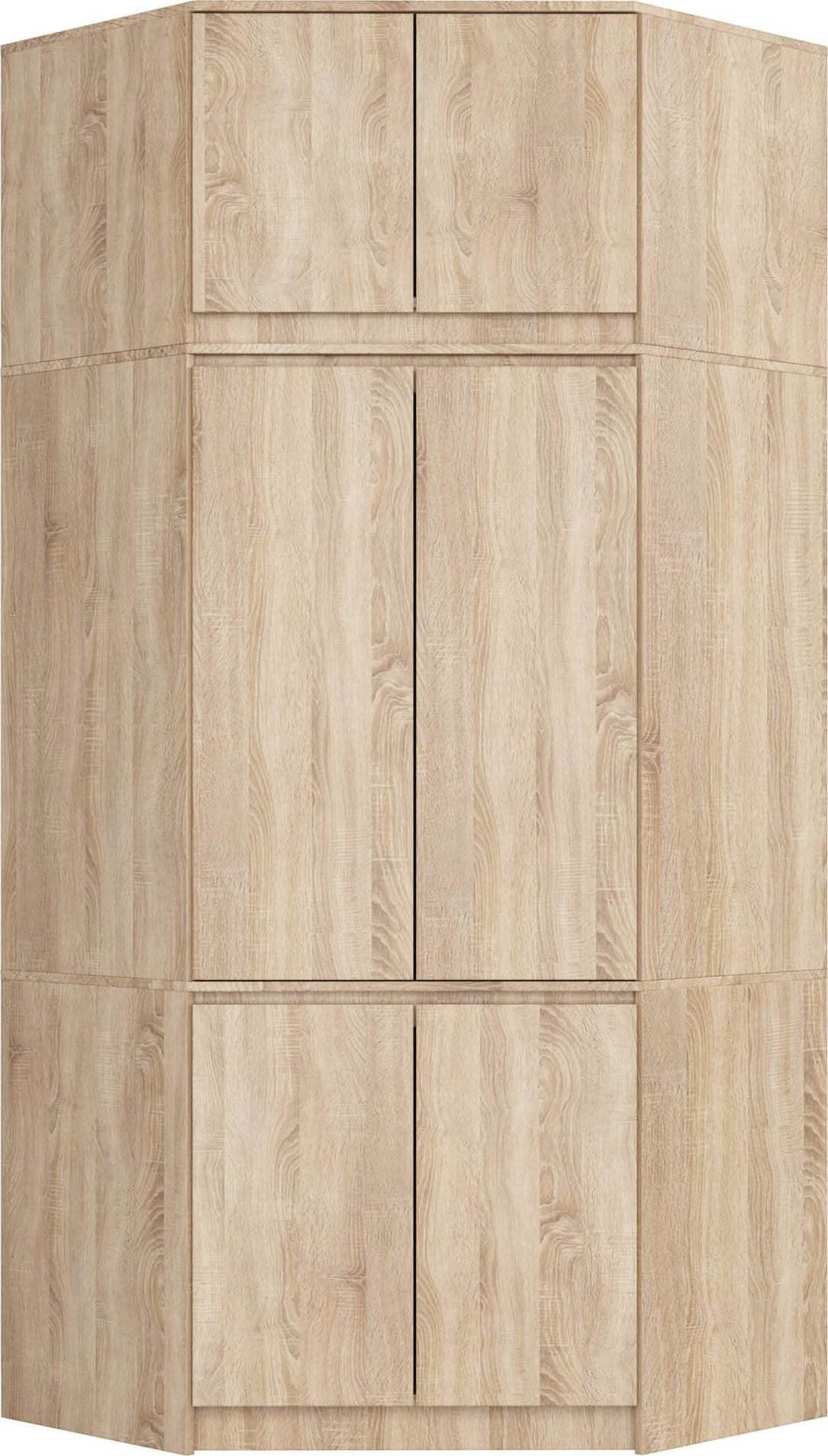 Fabryka Mebli Akord SZAFA NAROŻNA Z NADSTAWKĄ S100 DĄB SONOMA