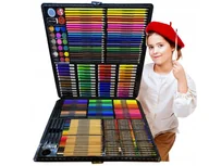 Przybory szkolne - Kredk Walizkai Zestaw Artystyczny 258 Elementów - miniaturka - grafika 1