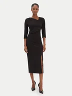 Sukienki - Rinascimento Sukienka koktajlowa CFC0126635003 Czarny Slim Fit - miniaturka - grafika 1