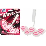 Środki do WC - Kostka toaletowa Wave 45 g Roses Clean Therapy - miniaturka - grafika 1
