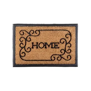 Wycieraczka gumowo-kokosowa Walker 60 x 40 cm Home brązowy - Wycieraczki - miniaturka - grafika 1