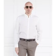 Koszule męskie - Oscar Jacobson Lniana koszula | Regular Fit - miniaturka - grafika 1