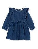 Sukienki - Name It Sukienka dżinsowa dla dziewczynek, ciemnoniebieska, 86 cm, Ciemnoniebieski dżins, 86 - miniaturka - grafika 1