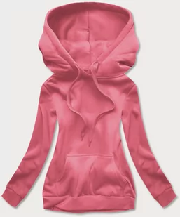 DAMSKA BLUZA DRESOWA CUKIERKOWY RÓŻ (W02-58) - J.STYLE - Bluzy damskie - miniaturka - grafika 1