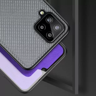 Dux Ducis Fino etui pokrowiec pokryty nylonowym materiałem Samsung Galaxy A22 4G szary - Etui i futerały do telefonów - miniaturka - grafika 4