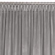 Zasłony - Zasłona VILA kolor szary styl klasyczny taśma smok transparentna 5 cm velvet 530x270 homede - CURT/HOM/VILA/VELVET/PLEAT/D/50/GR - miniaturka - grafika 1