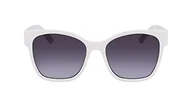 Okulary przeciwsłoneczne - KARL LAGERFELD Damskie okulary przeciwsłoneczne KL6087S, białe, jeden rozmiar, biały, Rozmiar uniwersalny - miniaturka - grafika 1