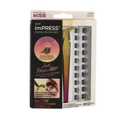 Sztuczne rzęsy i akcesoria - Kiss imPRESS Press-on Falsies Natural Sztuczne rzęsy 20 szt - miniaturka - grafika 1