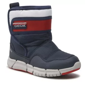 Śniegowce damskie - Śniegowce Geox - J Flexyper B.B Abx F J269XF 0FU50 C0735 S Navy/Red - grafika 1