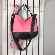 Torebki damskie - Fioletowa listonoszka, fioletowa torba 3w1, fioletowa torebka damska - miniaturka - grafika 1