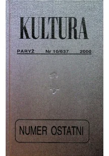 Kultura numer ostatni szkice opowiadania sprawozdania - Książki o kulturze i sztuce - miniaturka - grafika 1