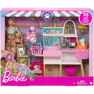 Mattel Sklepik salon dla zwierzaków GRG90 - Lalki dla dziewczynek - miniaturka - grafika 1