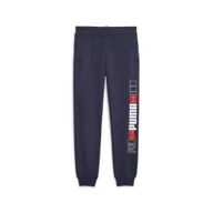 Odzież sportowa dziecięca - Puma Spodnie Ess+ Logo Lab Fl Cl 67632606 - miniaturka - grafika 1