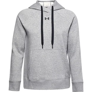 Damska Bluza UNDER ARMOUR RIVAL FLEECE HB HOODIE 1356317-035 – Szary - Bluzy damskie - miniaturka - grafika 1