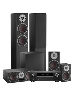 Kino domowe Denon AVR-X1800H + Dali Oberon 5 / 1 / Vokal / SUB C-8 D Light oak - Kino domowe - miniaturka - grafika 1