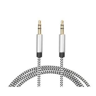 Libox Kabel Minijack 3.5 Minijack 3.5 1m Czarno-biały LB0094 - Kable - miniaturka - grafika 2