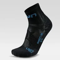 Skarpetki i podkolanówki sportowe - Skarpety UYN MAN RUNNER''S ONE SOCKS Black/Blue Poseidon - miniaturka - grafika 1