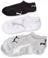 Skarpetki damskie - PUMA Skarpety dziecięce, uniseks, biały/szary/czarny, 39-42 - miniaturka - grafika 1