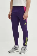 Spodnie męskie - adidas Performance spodnie treningowe Generation Predator kolor fioletowy wzorzyste IT4821 - miniaturka - grafika 1