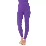 Spodnie sportowe damskie - Damskie legginsy termoaktywne Brubeck Thermo LE11870a lawendowy - XL - miniaturka - grafika 1