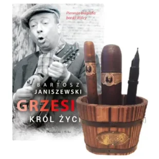 Pakiet Czas dla Dziadka: Grzesiuk. Król życia, Zestaw Wód toaletowych dla mężczyzn Cuba Gold + mini Cuba Gold + mini Cuba Gold w sprayu - Biografie i autobiografie Pakiet Czas dla Dziadka: Grzesiuk. Król życia, Zestaw Wód toaletowych dla mężczyzn Cuba Gold + mini Cuba Gold + mini Cuba Gold w sprayu - Biografie i autobiografie - miniaturka - grafika 1