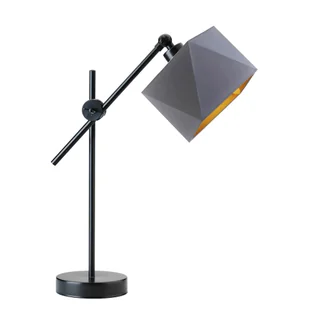 Skandynawska lampka biurkowa na wysięgniku BELO GOLD - Lampy stojące - miniaturka - grafika 1