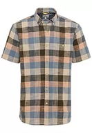 Koszule męskie - camel active Koszula męska 409215/1S35, oliwkowa brązowa, 4XL, brązowy (Olive Brown), 4XL - miniaturka - grafika 1