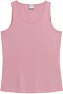 Bluzki damskie - Top damski 4F SS23TTSHF581 - jasny róż XS - miniaturka - grafika 1