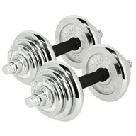 Hantle i ciężarki - HMS Hantel  STC21 chromowany 2 x 10 kg 17-59-115 - miniaturka - grafika 1