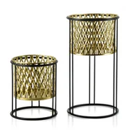 Donice - Komplet 2 Doniczek 20xh40cm, 18xh22,5cm - miniaturka - grafika 1