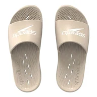 Klapki i japonki damskie - Speedo Klapki damskie | Suwaki basenowe | Obuwie plażowe, jasnobrązowe, 6 UK, Jasnobrązowy, 39 EU - miniaturka - grafika 1