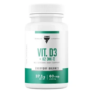 Trec VIT.D3 + K2 MK7 711E-77572 - Witaminy i minerały dla sportowców - miniaturka - grafika 1