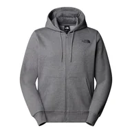 Bluzy sportowe męskie - Bluza The North Face Simple Dome Full Zip 0A89FDDYY1 - szara - miniaturka - grafika 1