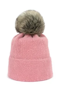 Czapka Model Soft Fluff Pink - Art of polo - uniwersalny Art of polo - Czapki damskie - miniaturka - grafika 1