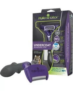 FURminator deShedding Tool Duże koty długość sierści powyżej 5 cm - Szczotki i furminatory - miniaturka - grafika 1
