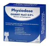 Apteczki i materiały opatrunkowe - LABORATOIRES GILBERT Natrium Chloratum 0,9% Sól fizjologiczna 100 ampułek po 5ml Gilbert 9048076 - miniaturka - grafika 1