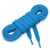 Akcesoria obuwnicze - Sznurówki sznurowadła płaskie 7mm błękitny 45 cm - miniaturka - grafika 1