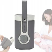 Podgrzewacze butelek i sterylizatory - PRZENOŚNY PODGRZEWACZ TURYSTYCZNY DO BUTELEK MLEKA PODRÓŻ WYPRAWKA USB 5V - miniaturka - grafika 1