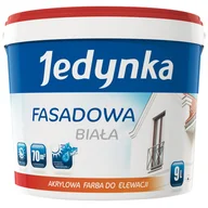 Farby zewnętrzne - Farba do elewacji Jedynka Fasadowa 9 l Baza biała - miniaturka - grafika 1