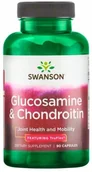 Stawy, mięśnie, kości - SWANSON Glukozamina z Chondroityną 500/400mg - (90 kap) - miniaturka - grafika 1