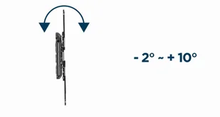 GEMIRD UCHWYT ŚCIENNY REGULOWANY LCD 32"-60" VESA MAX 400 X 400MM, DO 36KG - Uchwyty do telewizora - miniaturka - grafika 14