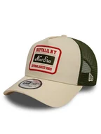 Czapki męskie - New Era Czapka z daszkiem Patch Trucker 60595467 Beżowy - miniaturka - grafika 1