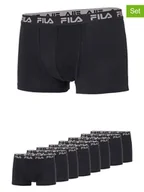 Majtki męskie - Fila Bokserki (8 par) w kolorze czarnym - miniaturka - grafika 1