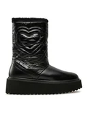 Śniegowce damskie - LOVE MOSCHINO Śniegowce JA24286L0LIN600A Czarny - miniaturka - grafika 1